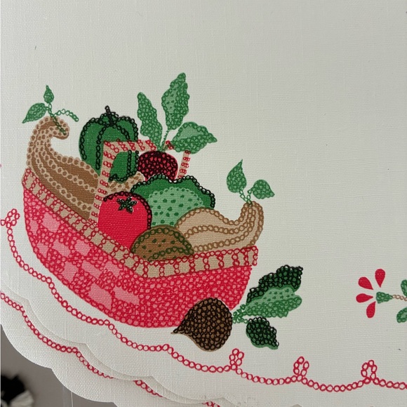 Vintage Retro Chicken Farmhouse Vinyl Oval Placemats - Picture 4 of 12